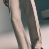 Gebreide broek met naaddetails Gebreide broek met naaddetails