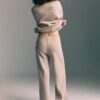 Gebreide broek met naaddetails Gebreide broek met naaddetails