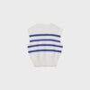 Gebreide top met ronde hals
