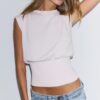 Gebreide top met sjerp