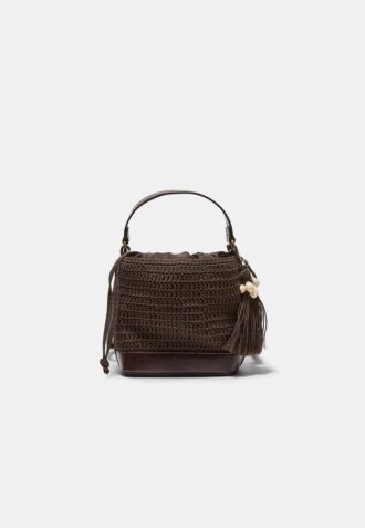 Gecombineerde gehaakte bucket bag