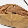 Gehaakte schoudertas met metalen sluiting Gehaakte schoudertas met metalen sluiting