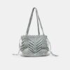 Gehaakte shopper met metallic draad Gehaakte shopper met metallic draad