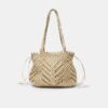 Gehaakte shopper met metallic draad Gehaakte shopper met metallic draad