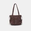 Gehaakte shopper met metallic draad Gehaakte shopper met metallic draad