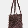 Gehaakte shopper met metallic draad Gehaakte shopper met metallic draad