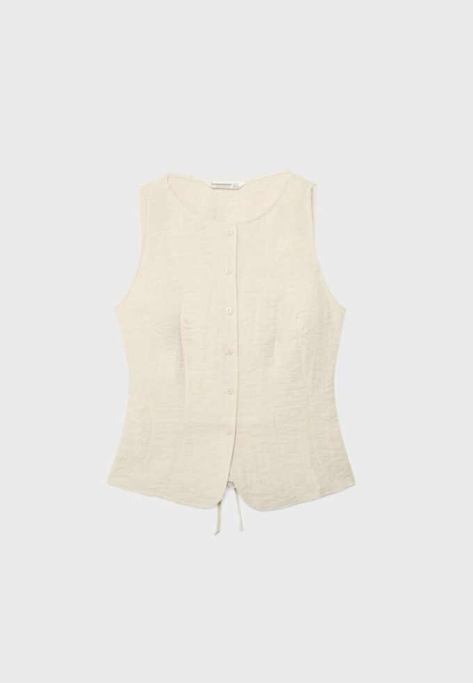 Geknoopt vest Geknoopt vest
