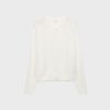 Geknoopt vest met kabelpatroon