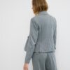 Gestreepte cropped blazer