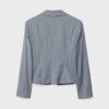 Gestreepte cropped blazer