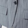 Gestreepte cropped blazer