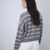 Gestreepte cropped gebreide trui Gestreepte cropped gebreide trui