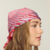 Gestreepte gecombineerde zakdoek