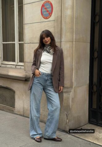 Gestreepte open blazer