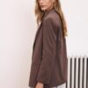 Gestreepte open blazer Gestreepte open blazer