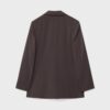 Gestreepte open blazer Gestreepte open blazer
