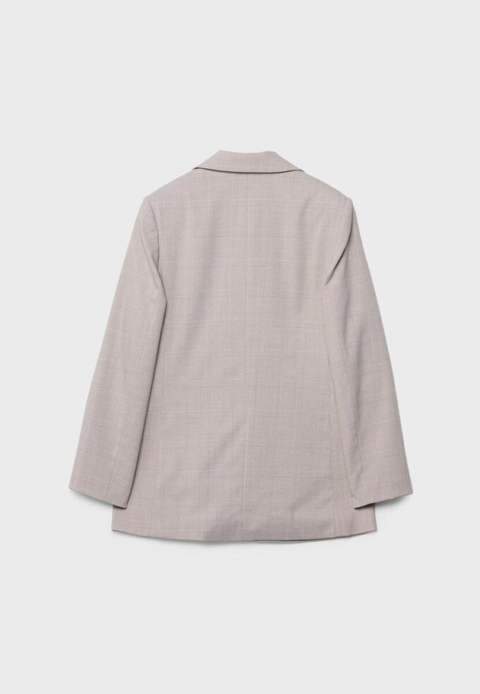 Gestreepte open blazer Gestreepte open blazer