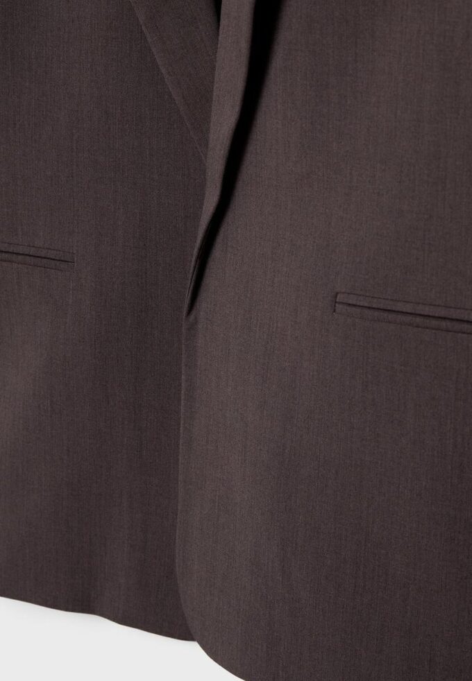 Gestreepte open blazer Gestreepte open blazer