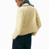 Getailleerd jasje met leerlook