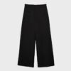 Getailleerde broek met Wide Leg pijpen en coupenaden Getailleerde broek met Wide Leg pijpen en coupenaden