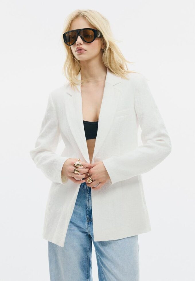 Getailleerde rustieke blazer