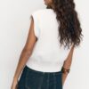 Gilet met schoudervullingen