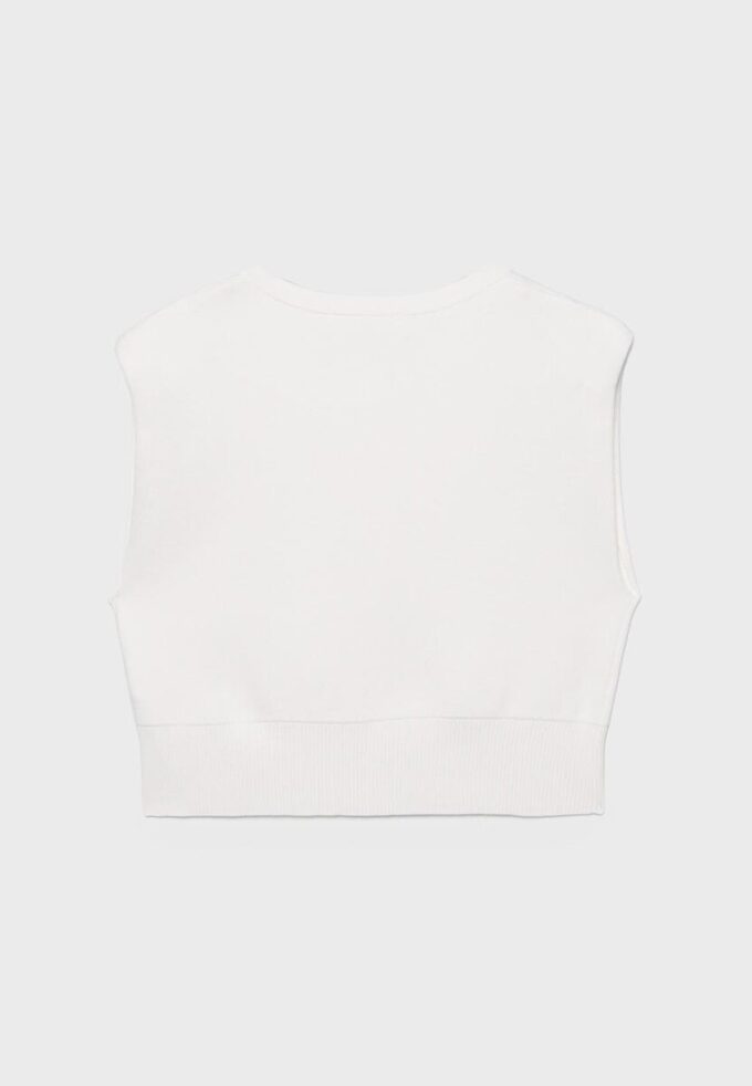 Gilet met schoudervullingen