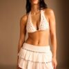 Grote bikinetop met studs