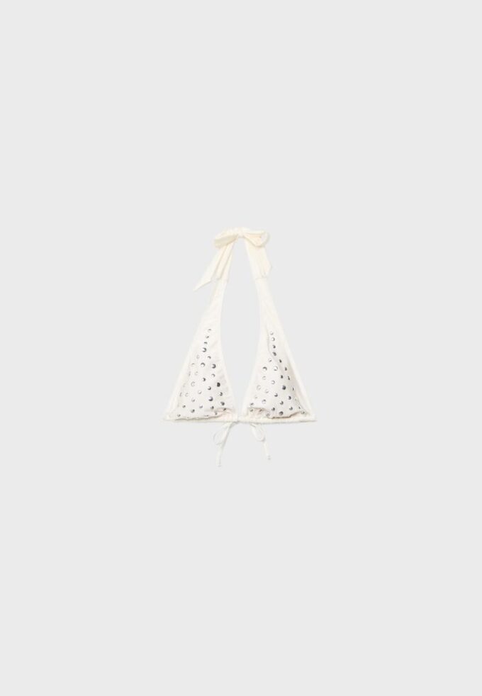 Grote bikinetop met studs
