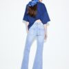 Jeans met lage taille en naadzakken Jeans met lage taille en naadzakken