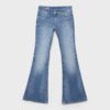 Jeans met lage taille en naadzakken Jeans met lage taille en naadzakken