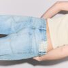 Jeans met lage taille en rechte pijpen Jeans met lage taille en rechte pijpen