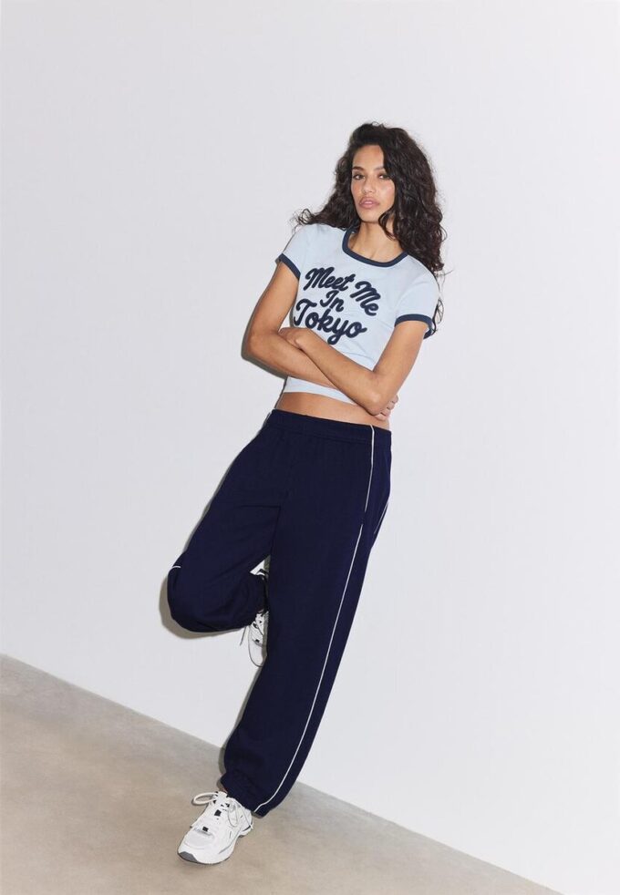 Joggingbroek met biezen Joggingbroek met biezen