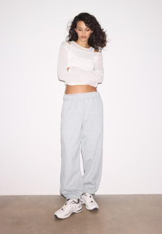Joggingbroek met biezen