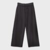Joggingbroek met rechte pijpen en gewassen effect Joggingbroek met rechte pijpen en gewassen effect