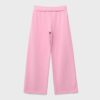Joggingbroek met rechte pijpen en gewassen effect Joggingbroek met rechte pijpen en gewassen effect