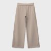 Joggingbroek met rechte pijpen en gewassen effect Joggingbroek met rechte pijpen en gewassen effect