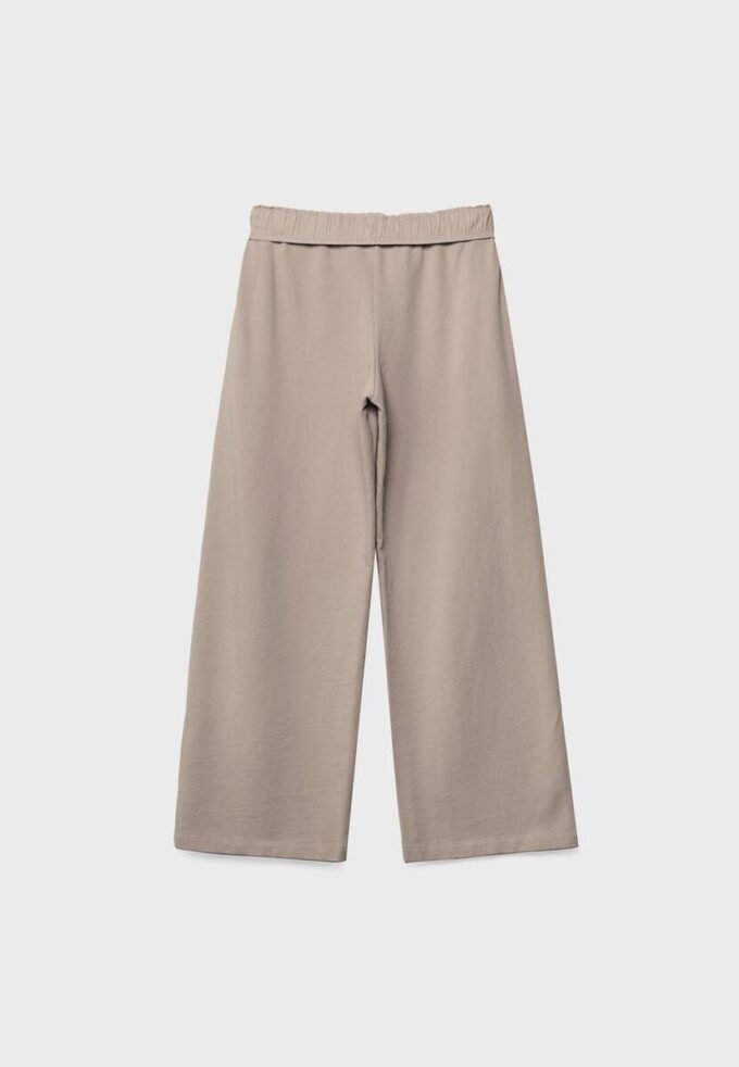 Joggingbroek met rechte pijpen en gewassen effect Joggingbroek met rechte pijpen en gewassen effect
