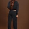 Joggingbroek met rechte pijpen en Soft-Touch-gevoel met plooidetails Joggingbroek met rechte pijpen en Soft-Touch-gevoel met plooidetails