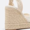 Jute sleehakken met vetersluiting Jute sleehakken met vetersluiting