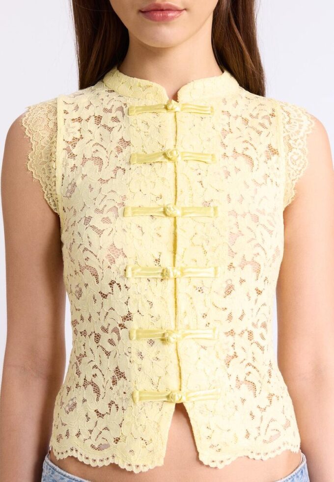 Kanten Qipao-top Kanten Qipao-top