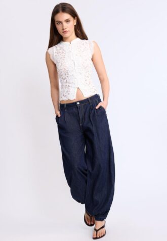 Kanten Qipao-top