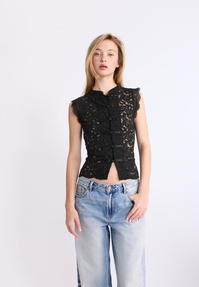 Kanten Qipao-top Kanten Qipao-top