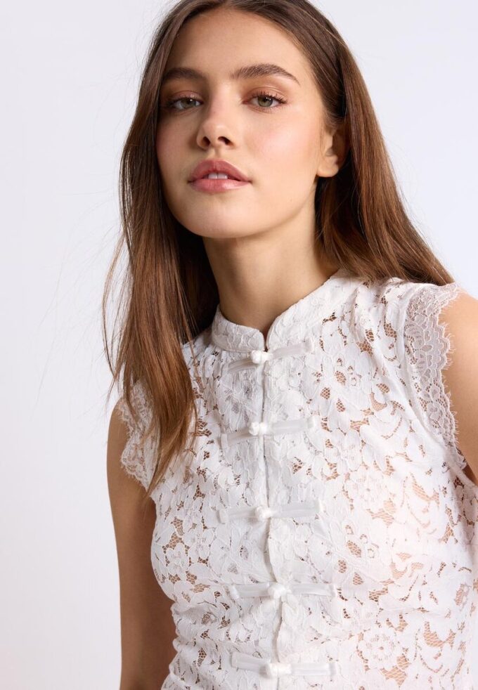 Kanten Qipao-top Kanten Qipao-top