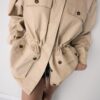 Katoenen parka met zakken Katoenen parka met zakken