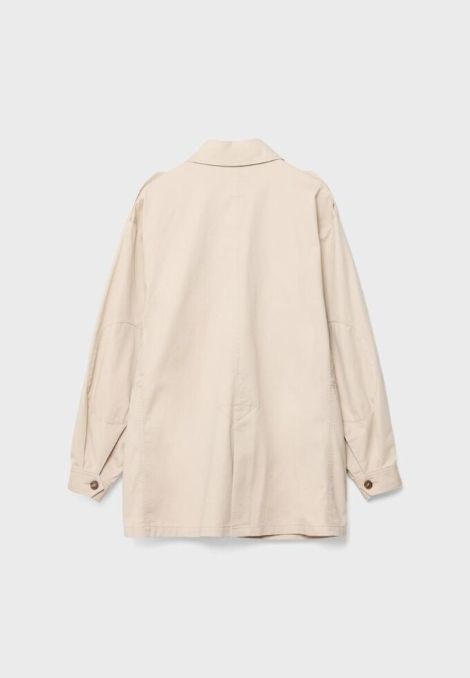 Katoenen parka met zakken Katoenen parka met zakken
