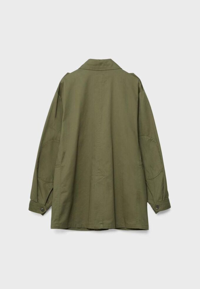 Katoenen parka met zakken