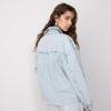 Kort denim overshirt met studs Kort denim overshirt met studs