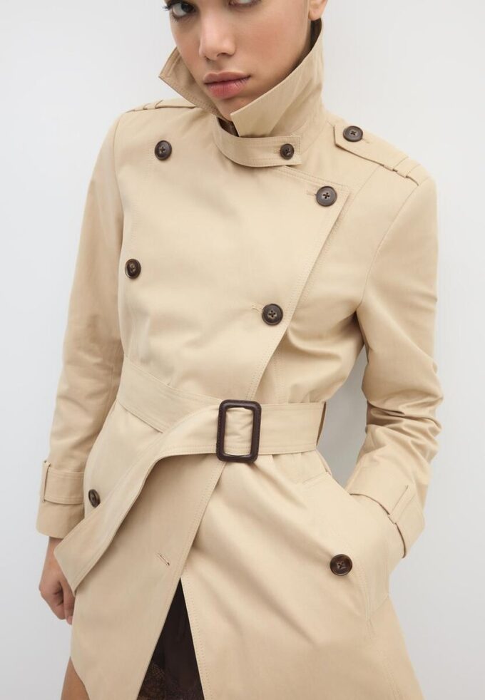 Korte basic trenchcoat Korte basic trenchcoat