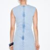 Korte denimjurk met strass